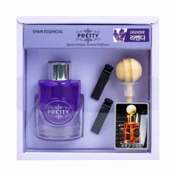 프리티 차량용 아로마 디퓨저 라벤다 30ml 송풍구 장착형 실내용