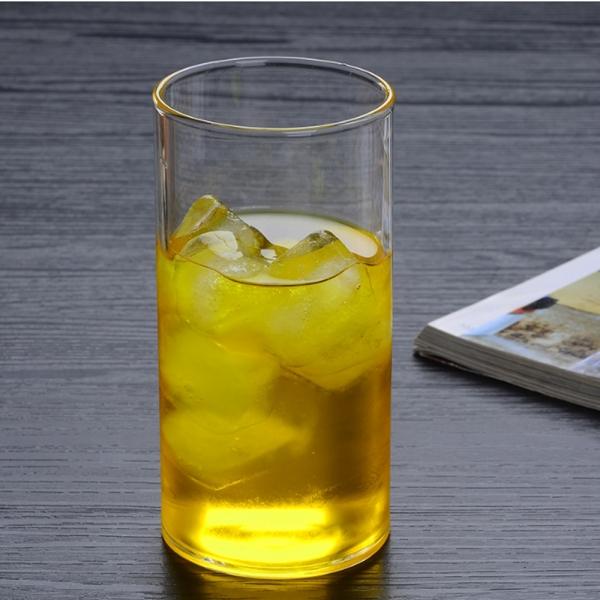 카페 내열 유리컵 350ml 투명 유리잔 주스잔