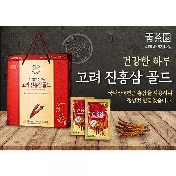 청다원 고려 진홍삼골드 70mlＸ30포