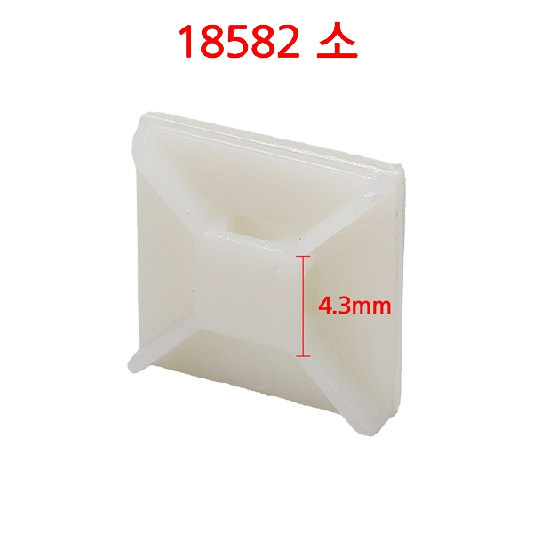 마운트 베이스 백색 소 테이프용(봉=1000EA)