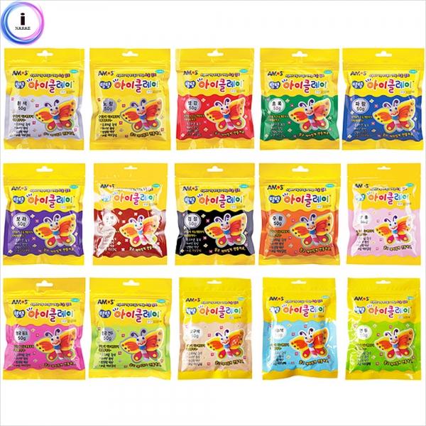 f09 아모스 아이클레이파우치50g 15색세트