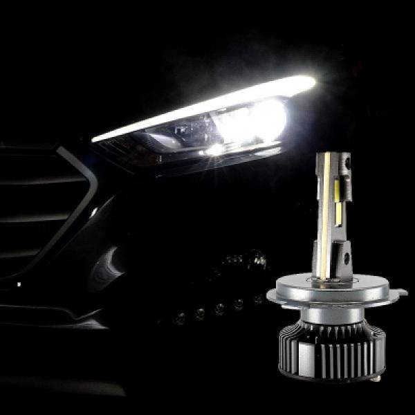 12V-24V겸용 LED전조등 H4타입 V13   2개 1세트   순정소켓형   4000루멘 40W