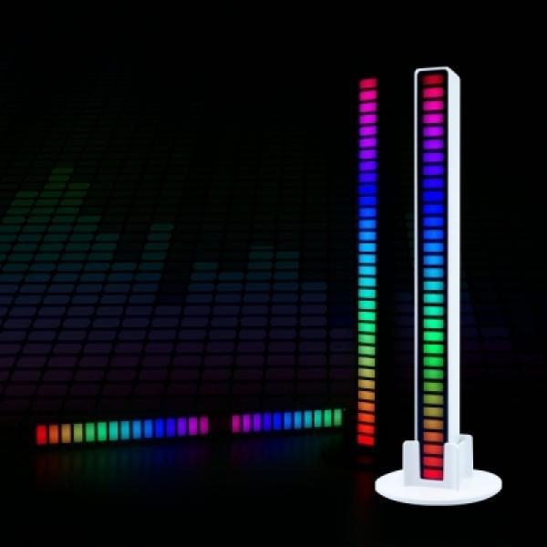 5V RGB 이퀄라이저 LED 스틱바   소리반응 댄싱 LED 무드등