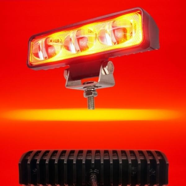 DC12V-60V겸용 지게차 LED안전라인램프 V2 레드LED   와이드빔 써치라이트