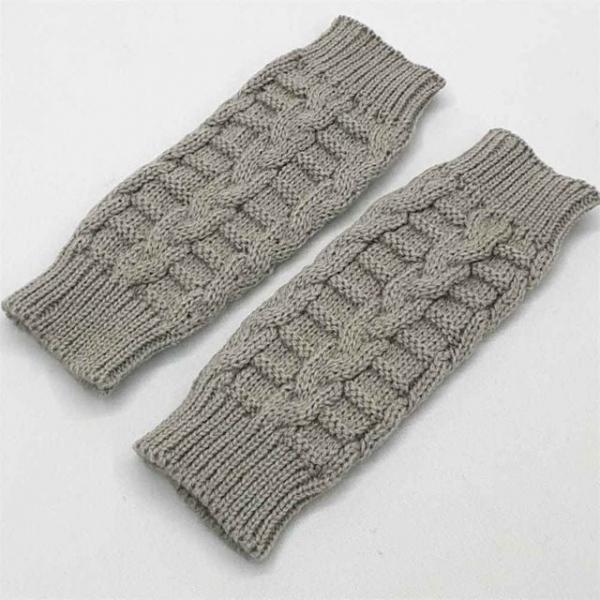 꽈배기 니트 핸드워머 손토시 그레이 팔토시 겨울