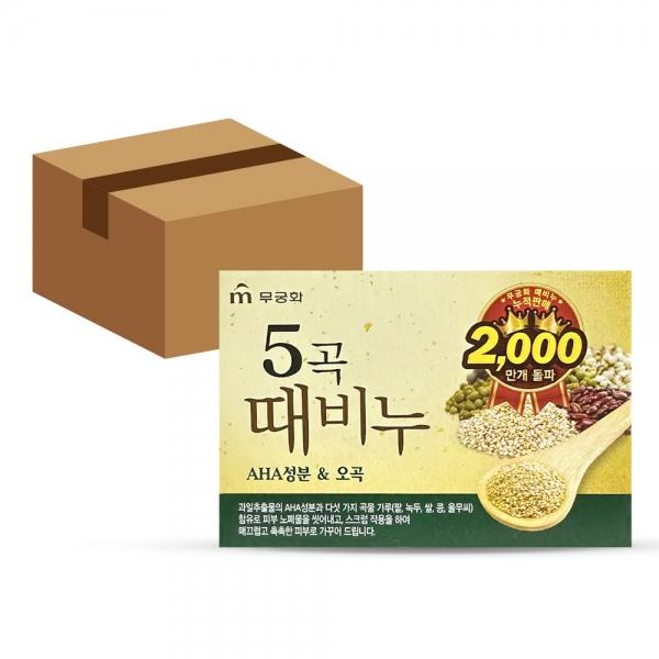 무궁화 5곡 때비누 90g / 24개입