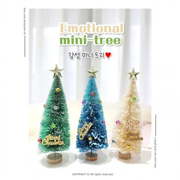 [별별창고] 크리스마스 19CM 미니트리 성탄절 소품 테이블 탁상용