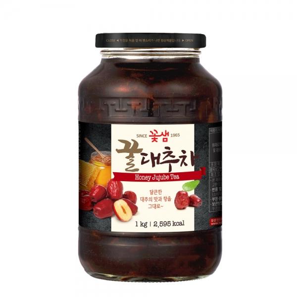 꽃샘 꿀 대추차 1kg 액상차