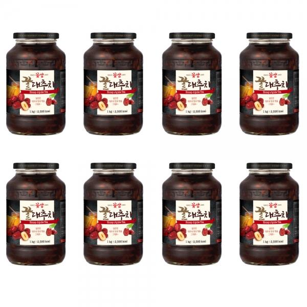 꽃샘 꿀대추차 1kg 8개