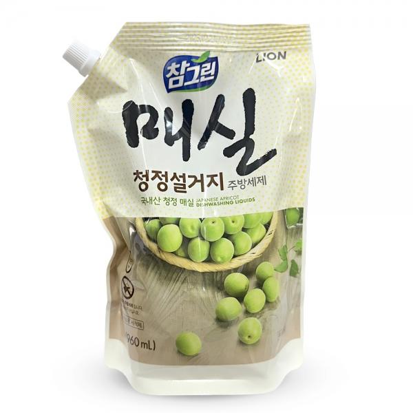 LION 참그린 매실 청정설거지 리필 1kg