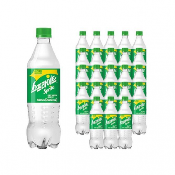 음료수(스프라이트) 500ML (1박스=24펫)