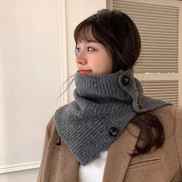 니트 넥워머 골지 목토시 방한 워머 목토시