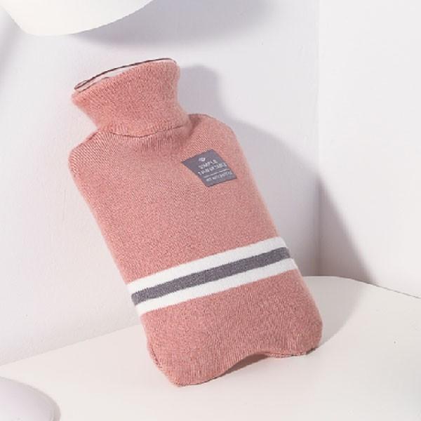 국내 최저가 니트 보온물주머니 1000ml 온열 찜질 휴대용 손난로 선물용