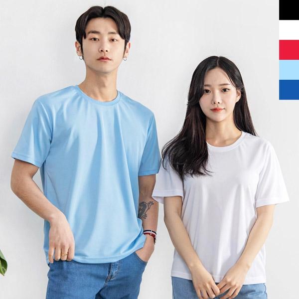 DAE 714M 남여공용쿨론라운드반팔티