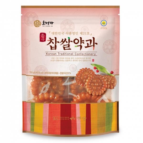 호정가 찹쌀약과 (봉지,10입) 350g