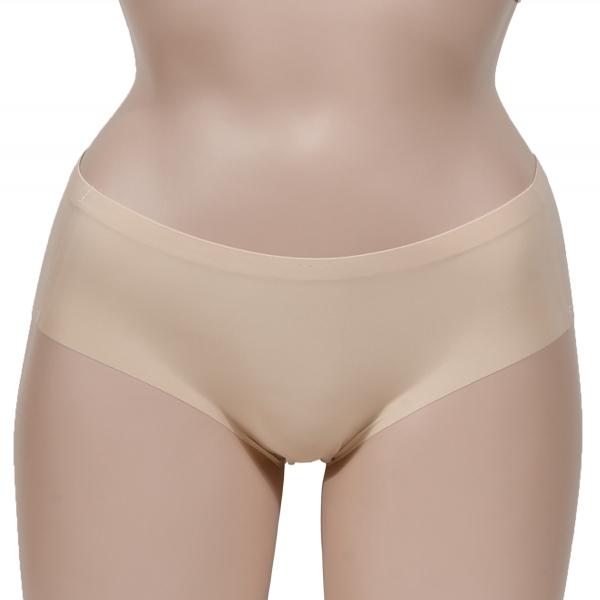 (비비안)(PT7113)깔끔한 누디컬러 무봉제 햄라인 여성 미디 삼각팬티
