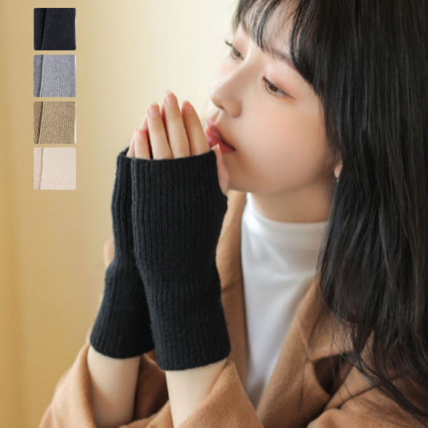 골지 니트 핸드워머 방한 니트팔토시 손토시 겨울 장갑 겨울코디 손워머 (개별 OPP포장)