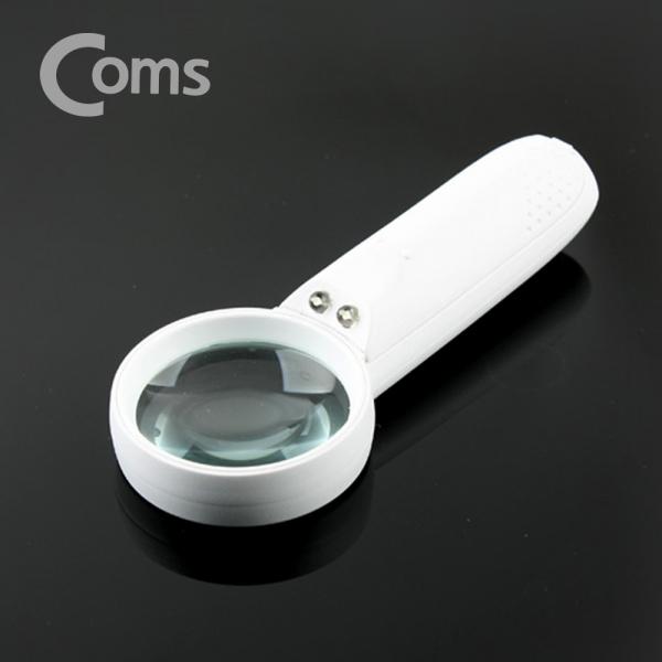 LED 조명 확대경 손잡이 돋보기 5배율 렌즈 50mm