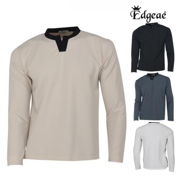 엣지애 공용 배색 브이트임 티셔츠~3XL MCTMD5014SF1