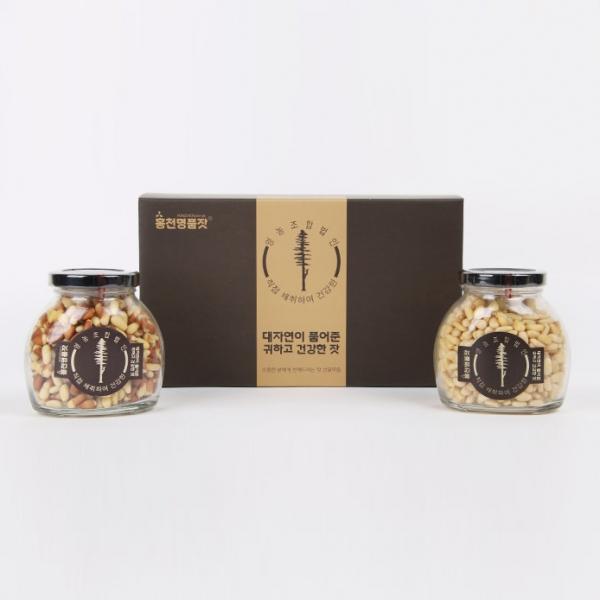 홍천 명품잣 140g x 2병