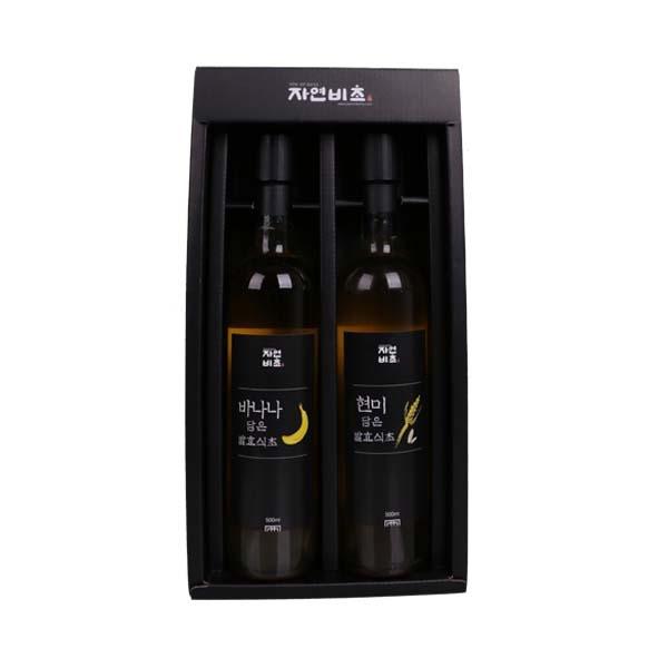 바나나식초500ml+현미식초500ml SET(유기현미사용)