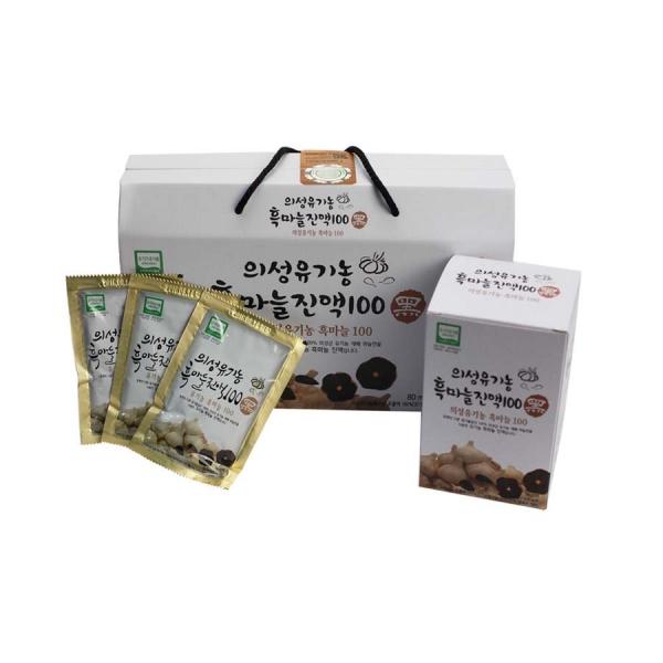 의성유기농 흑마늘 진액 3달분 80ml×90포