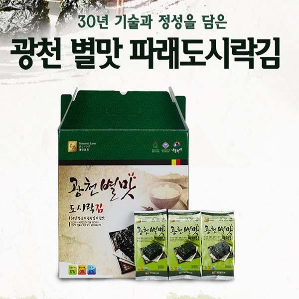 광천 별맛 파래김(도시락김 32봉)