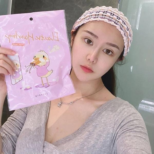 니트형 세안 헤어밴드 샤워캡