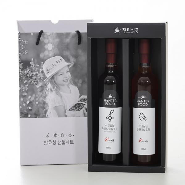 자연담은 발효청 2호세트(500ml×2ea)_산딸기+아로니아