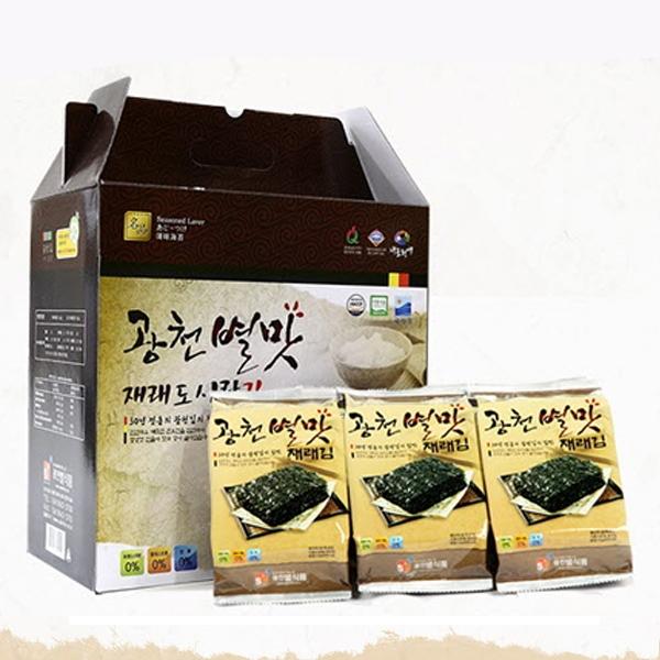 광천 별맛 재래김(도시락김 4gx32봉)