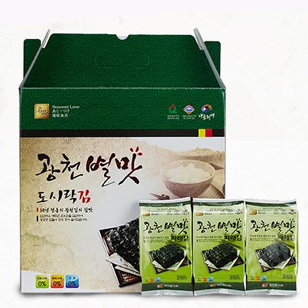 광천 별맛 파래김(도시락김 4gx32봉)