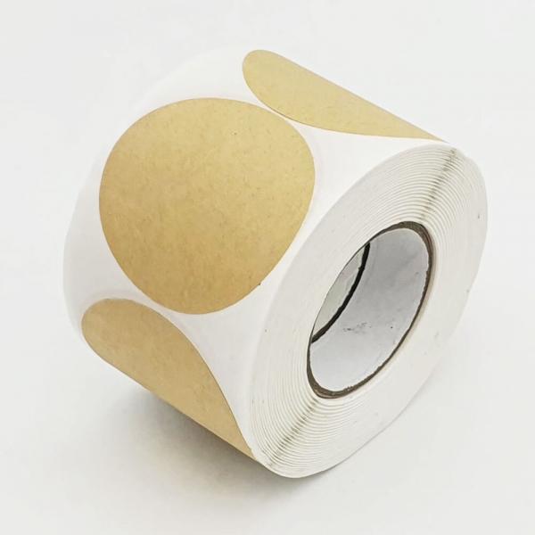 크라프트 원형 씰링 스티커 50mm