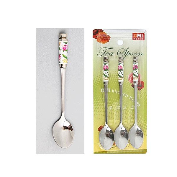 사각콤비티스푼 3P(장미)