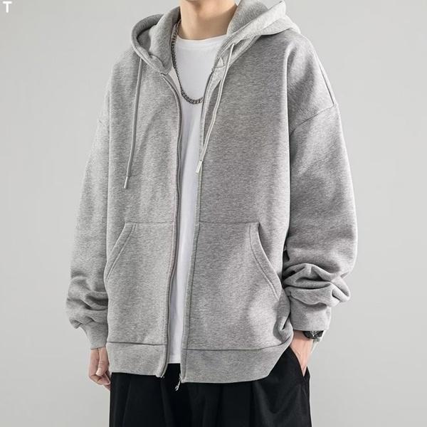 남성 데일리 루즈핏후드 집업점퍼 아우터 IS-JK48