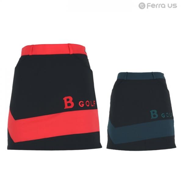 페라어스 여성 골프 B자수브이배색 스커트 ASBU4128F1