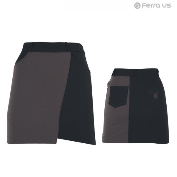 페라어스 여성 골프 배색 언발란스 스커트 ASBU4134F1