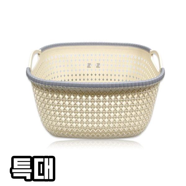 IS 파스텔 타원 손잡이바구니 (특대)