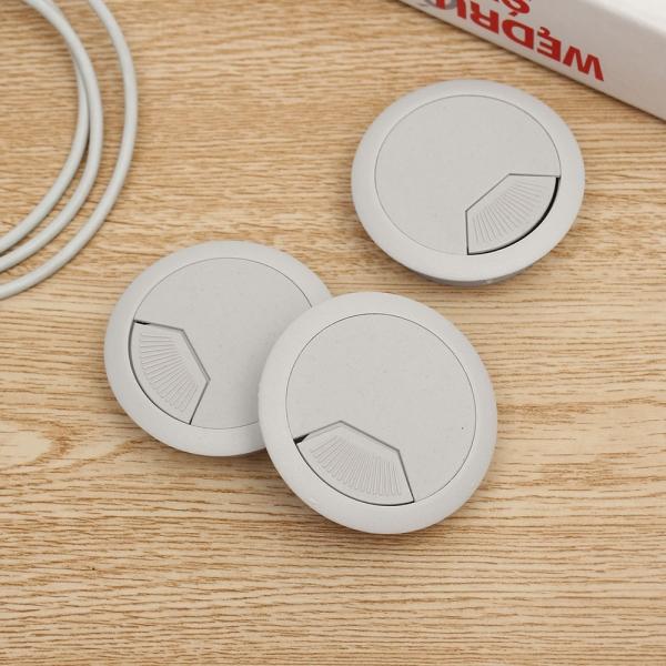 회전형 전선캡 20p 테이블 책상 전선 구멍덮개 60mm