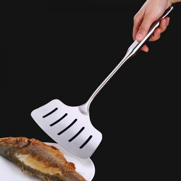 스텐 와이드 뒤집개 스텐 생선 고기 뒤지개