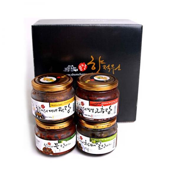 유리병 500g 4종세트