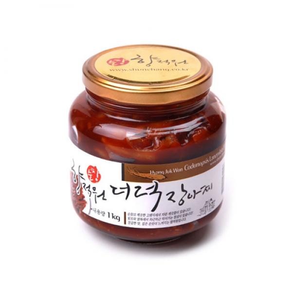 더덕 장아찌(1kg유리병)