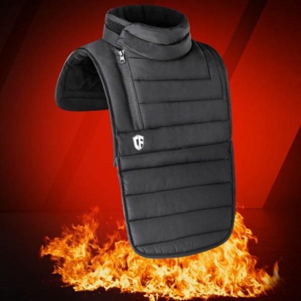 안감퍼 라이더 방풍 스카프 한겨울 목과 가슴까지 따뜻하게 해주는 탈부착 가능혁 방한넥워머