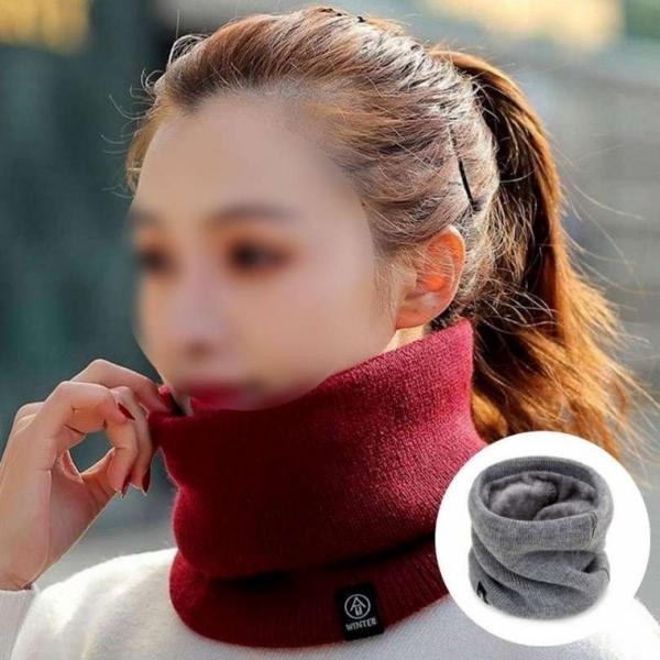 남여공용 따뜻한 안감 겨울 융털넥워머 목도리 골프 스포츠