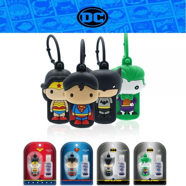 DC 피규어 휴대용 고리걸이 키링 손소독제 랜덤발송