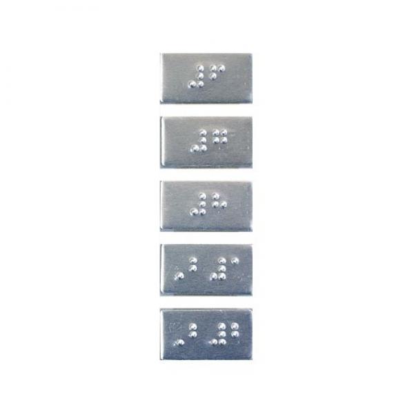 숫자점자6부터B227x15mmJ0302