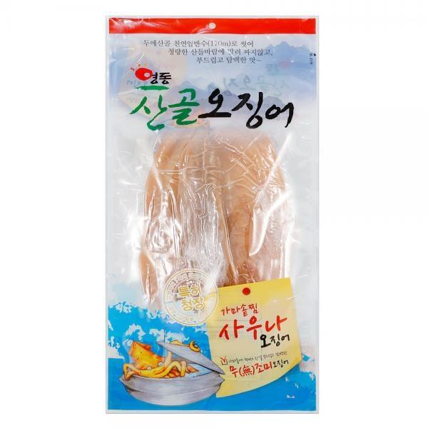 영동산골오징어 찜오징어 몸통230g