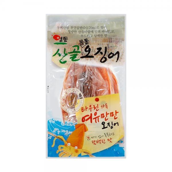 영동산골오징어 마른오징어 몸통 140g