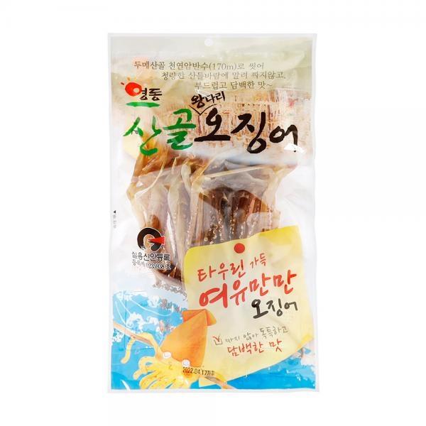영동산골오징어 마른오징어 왕다리 180g