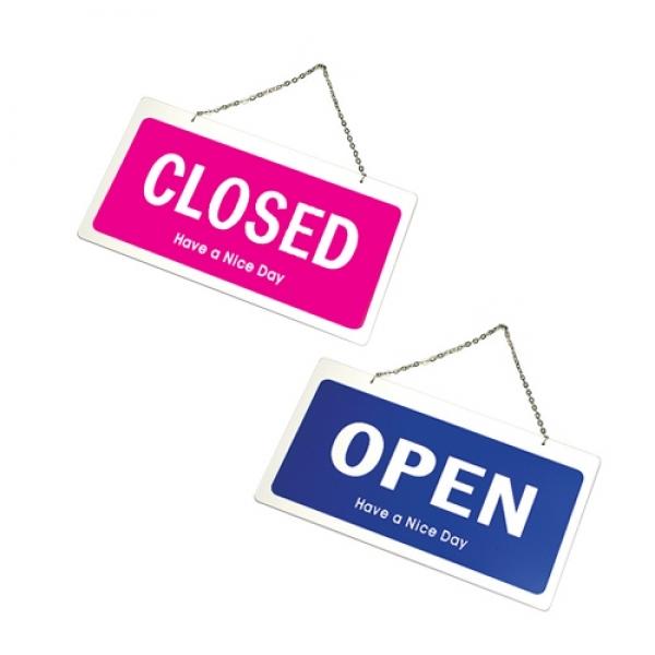 OPEN CLOSED 300x160mm] 7801