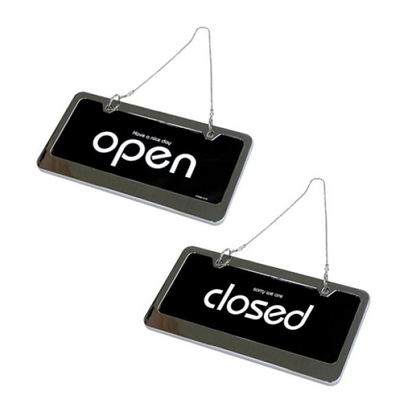 OPEN CLOSED 310x160mm] 7802